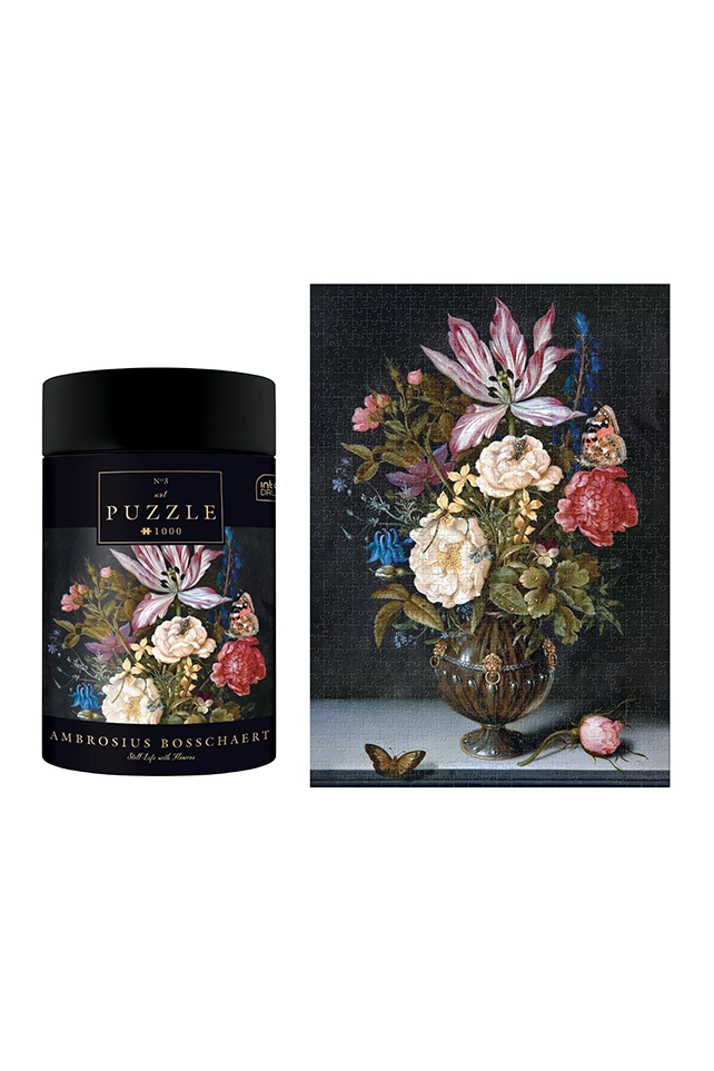 1000 ნაწილიანი ფაზლი – “Still-Life With Flowers” ამბროსიუს ბოსჰარტი - Image 4